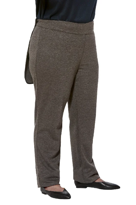 Back-Panel Adaptive Pants - Tricotti | Charcoal Stylish Elastic Waist Pants
