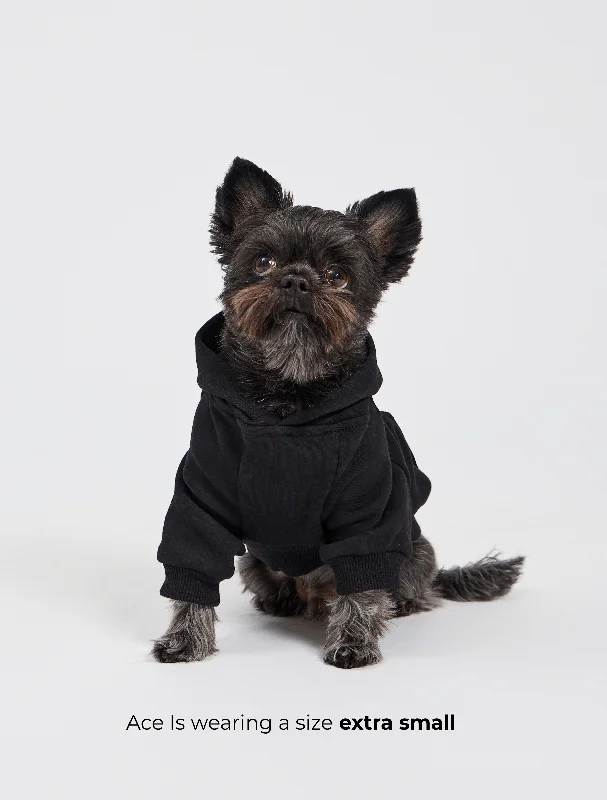 Dog Cloud Hoodie - Onyx Black