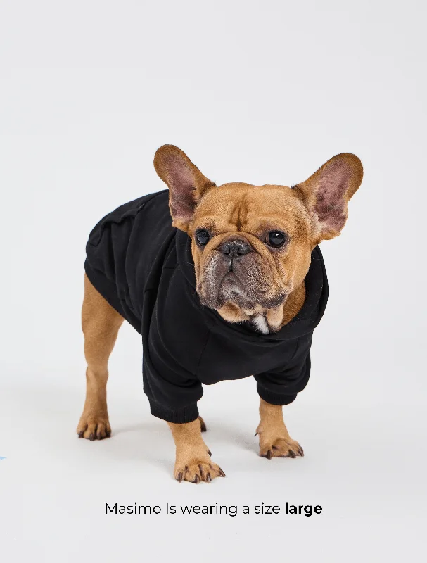 Dog Cloud Hoodie - Onyx Black