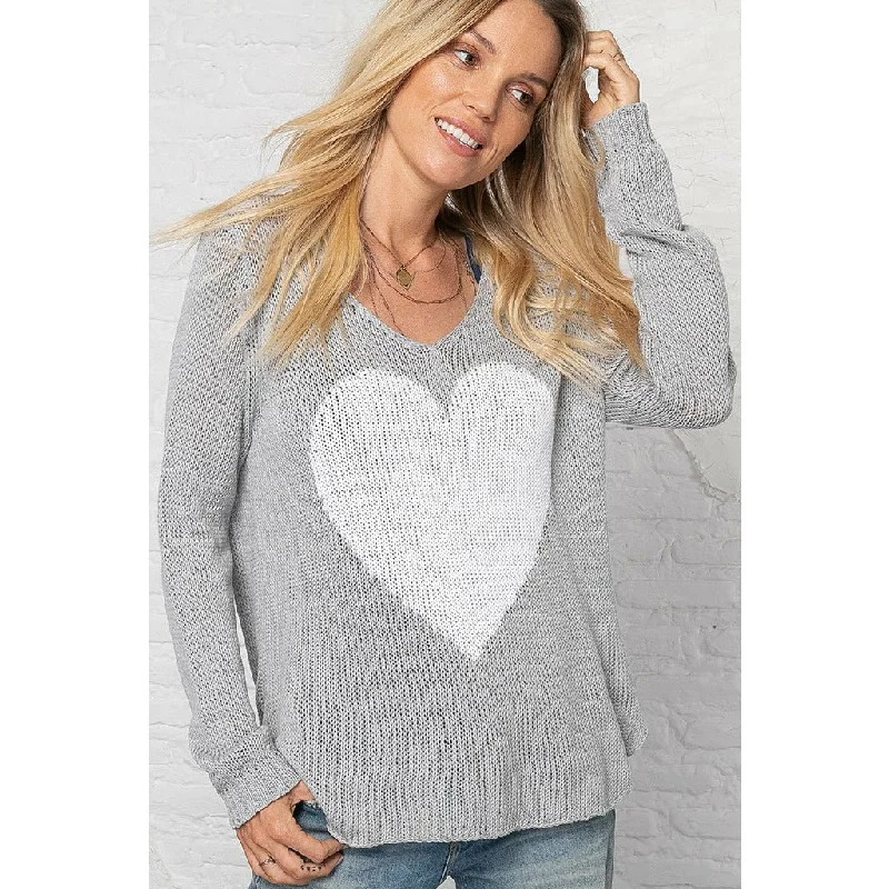 Juliet V Cotton Sweater