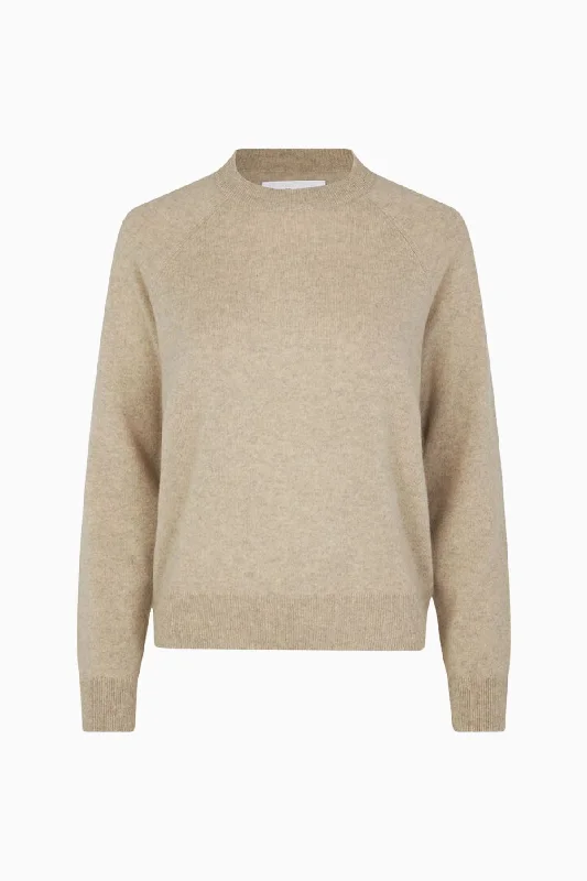 Samsøe Samsøe Boston O-Neck Jumper - Cream Melange