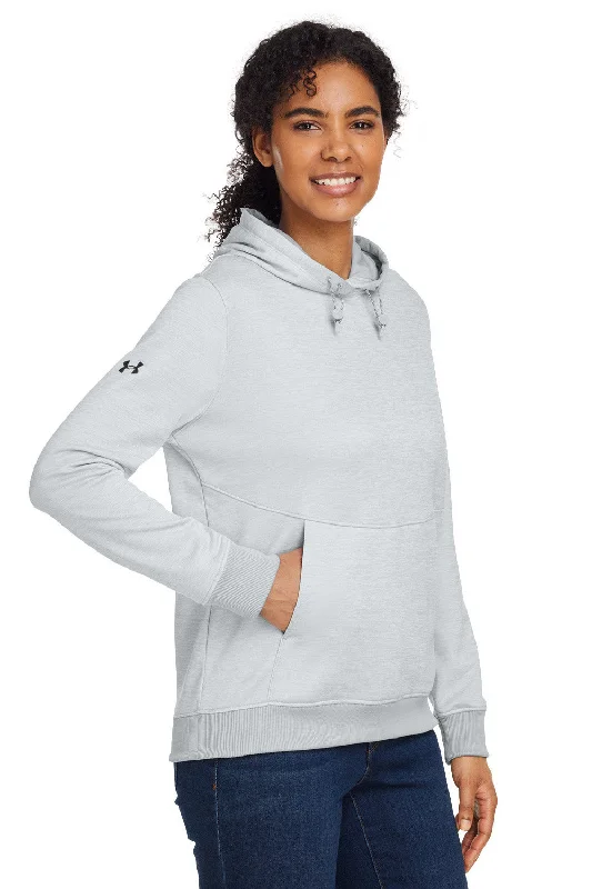 Under Armour Womens Storm Armourfleece Water Resistant Hooded Sweatshirt Hoodie - Mod Grey