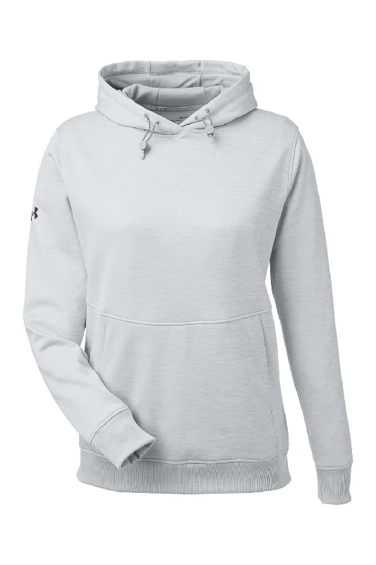 Under Armour Womens Storm Armourfleece Water Resistant Hooded Sweatshirt Hoodie - Mod Grey