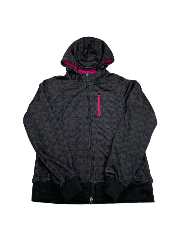 Womens Printed Full Zip Fleece Jacket