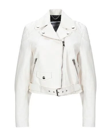 Moschino Women Jacket White 8 UK