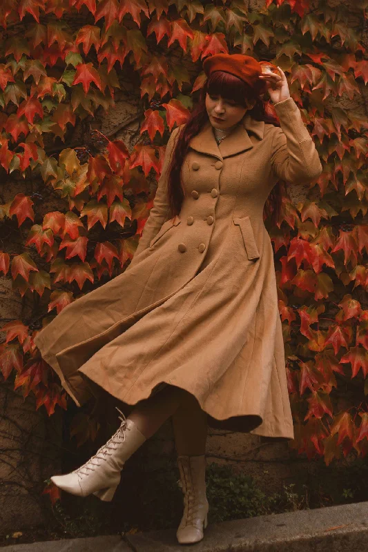 A-line Double breasted wool coat 2468