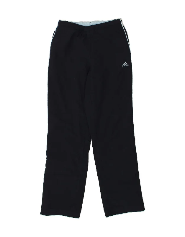 ADIDAS Womens Tracksuit Trousers UK 10 Small  Navy Blue Polyester