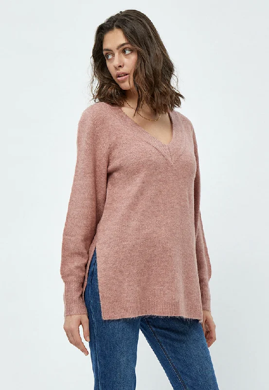 Aliah Pullover - Ash Rose Melange