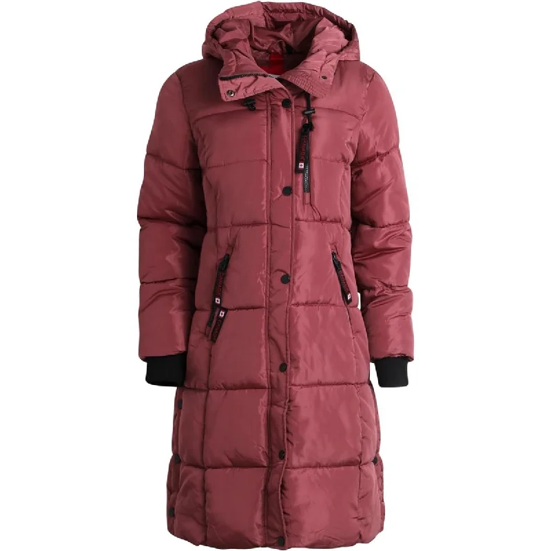 Canada Weather Gear Womens Quilted Long Puffer Jacket