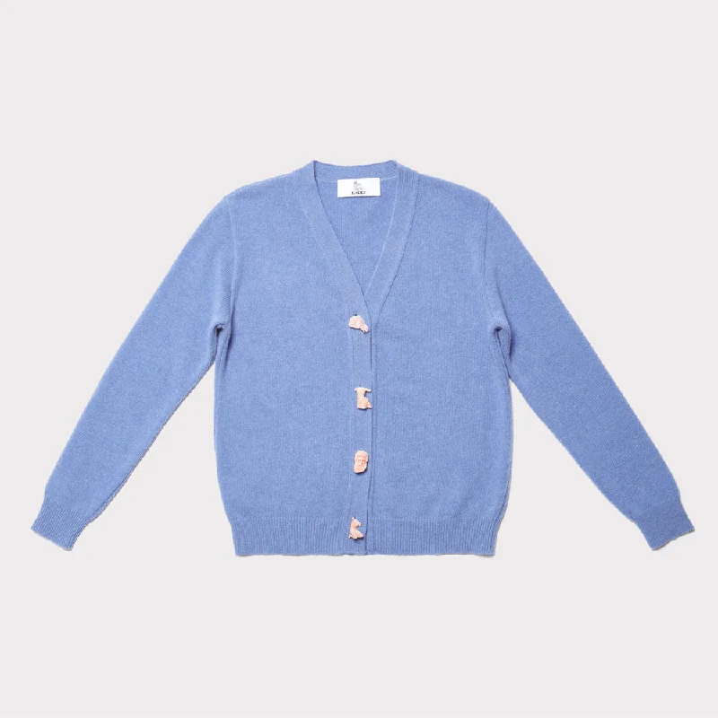 Carrington Cardigan | Light Blue | Greek Tragedy