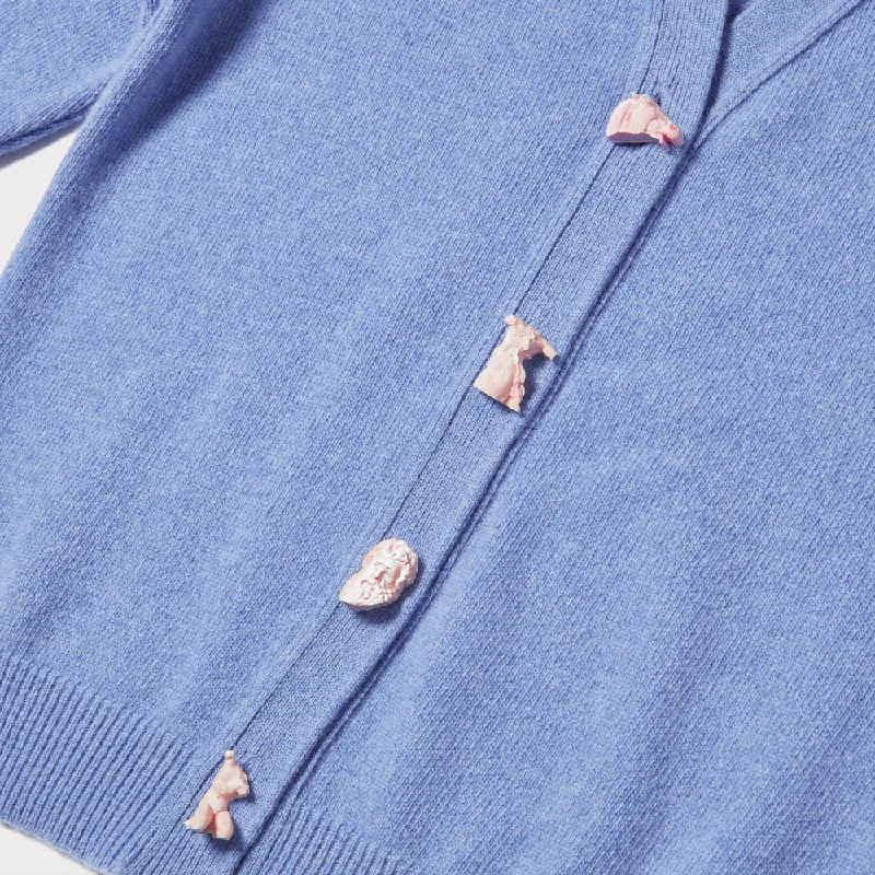 Carrington Cardigan | Light Blue | Greek Tragedy