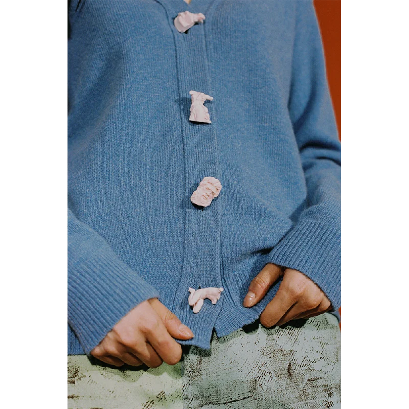 Carrington Cardigan | Light Blue | Greek Tragedy