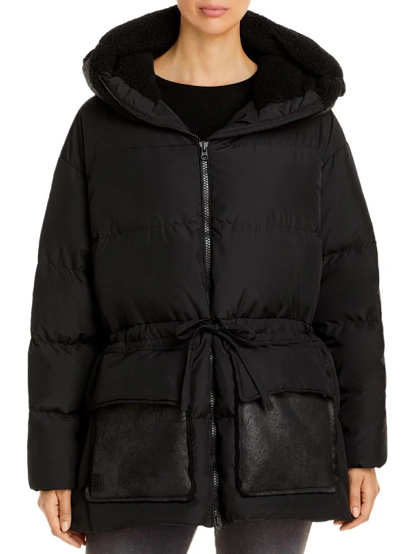 Cloudy 78 Womens Fleece Lined Quilted Puffer Coat