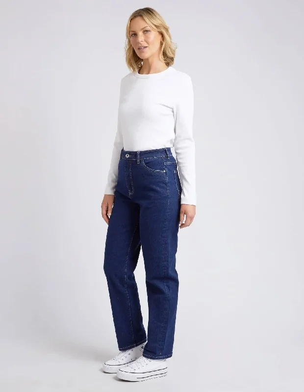 ELM Kate Straight Leg - Dark Blue Wash