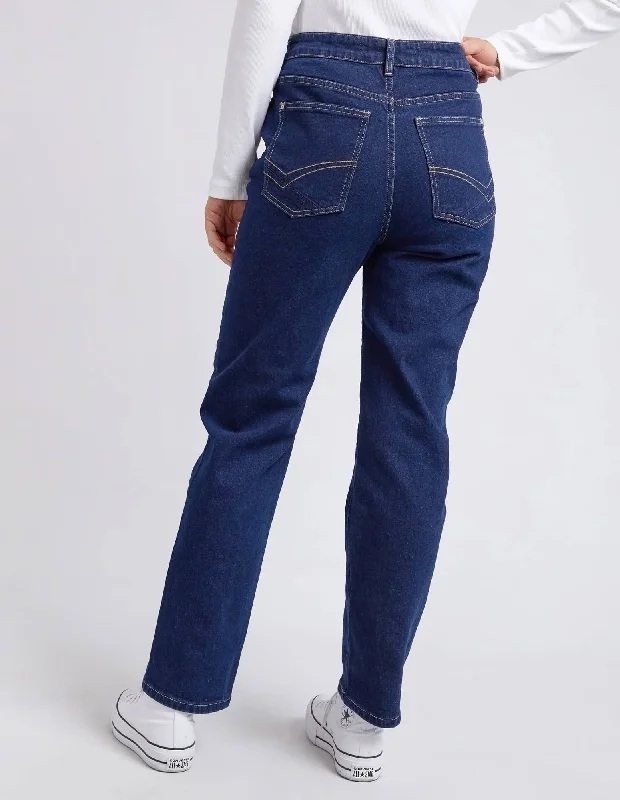 ELM Kate Straight Leg - Dark Blue Wash