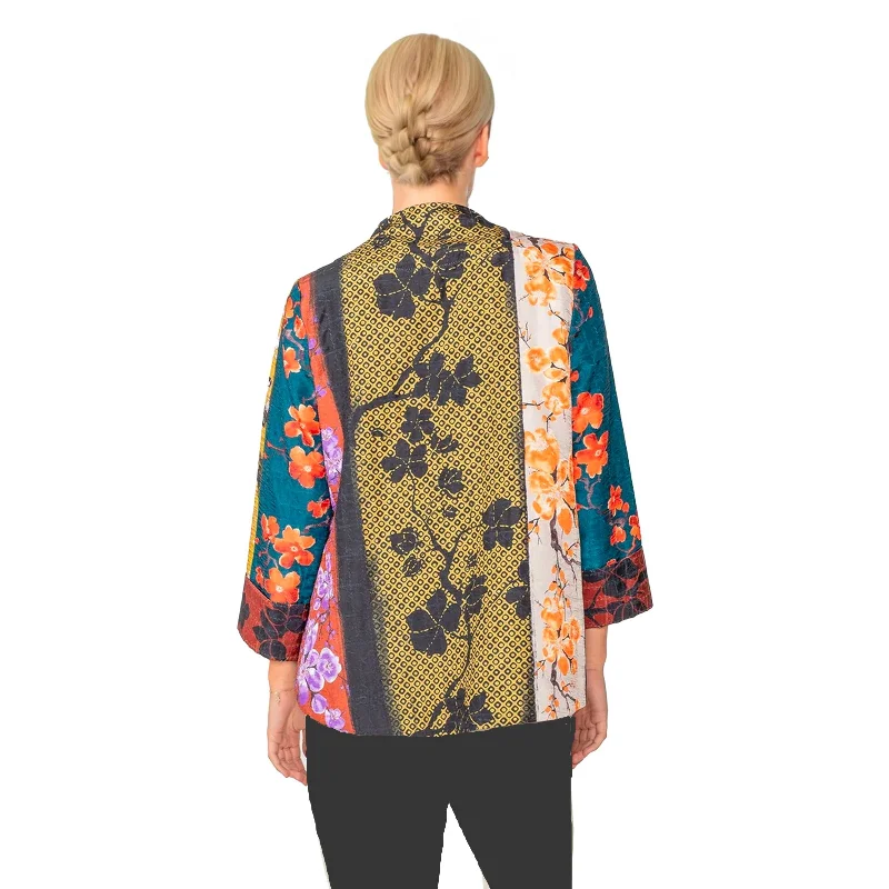 IC Collection Mixed-Print One-Button Jacket - 5450J