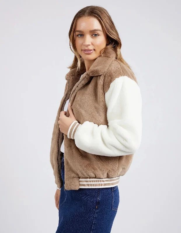 Mae Contrast Bomber - Oat