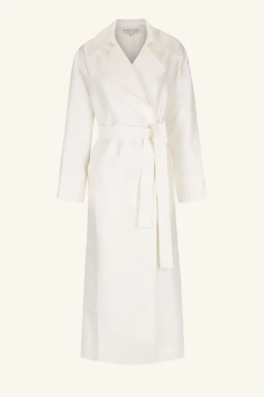 THEA TRENCH COAT - IVORY