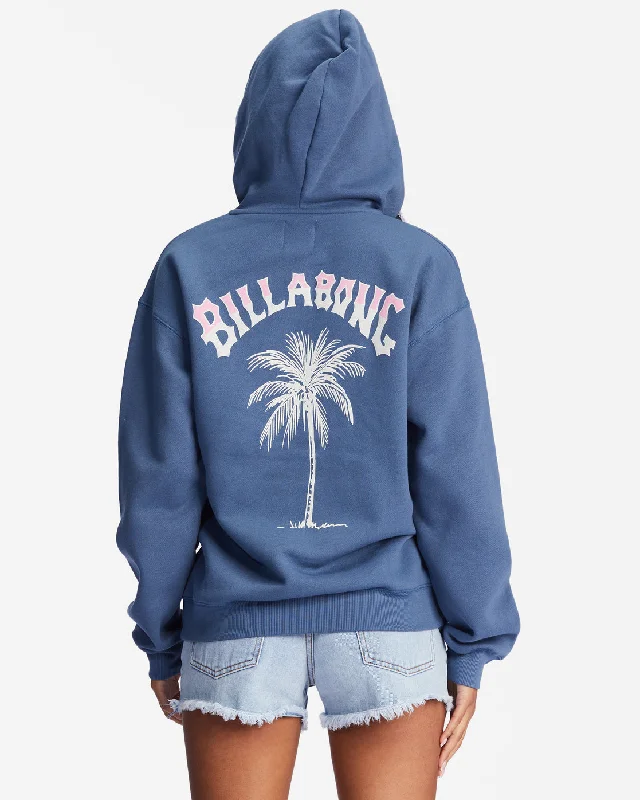 Bon Voyage Graphic Hoodie - Indigo Love