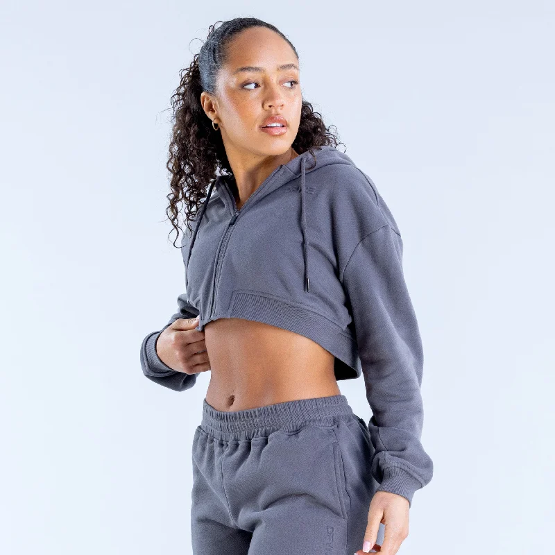 Revive Mid Weight Crop Zippy