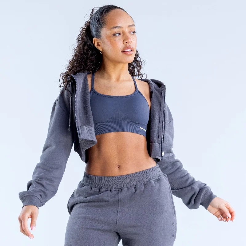 Revive Mid Weight Crop Zippy