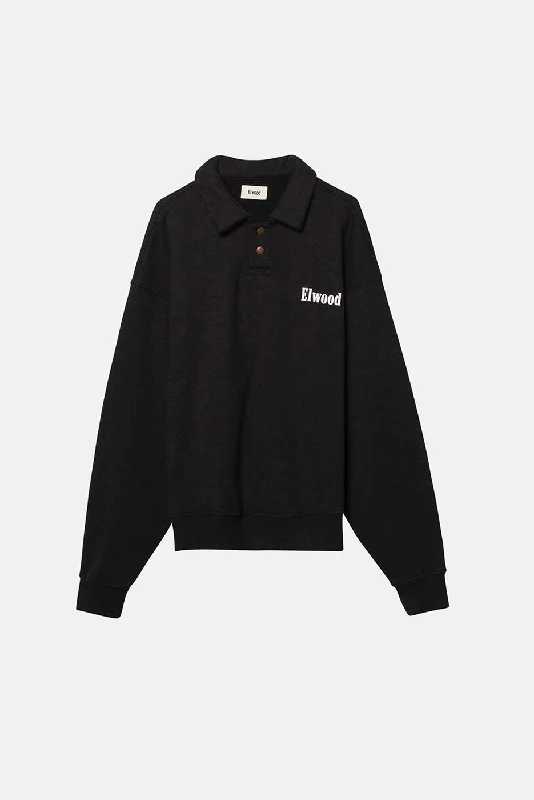 HEAVYWEIGHT TRADEMARK POLO CREWNECK