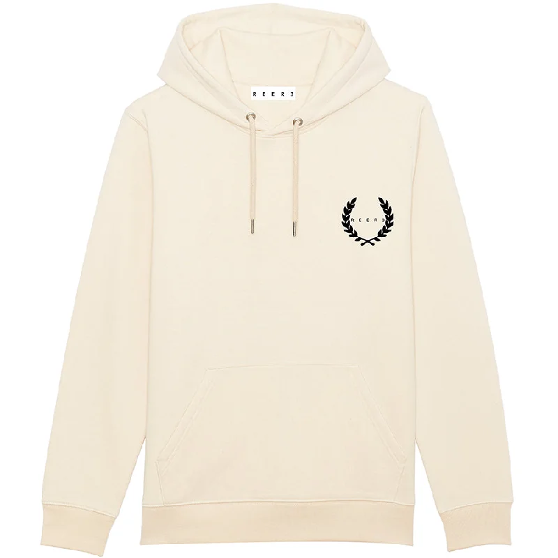 UNISEX HOODIE ""LAUREL"" IN BEIGE