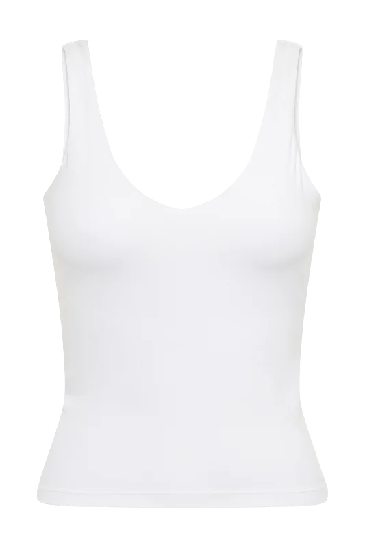 Nadine Yoga Top - White