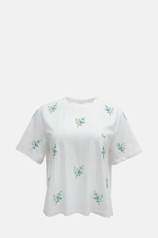 Tania Beaded T-Shirt White