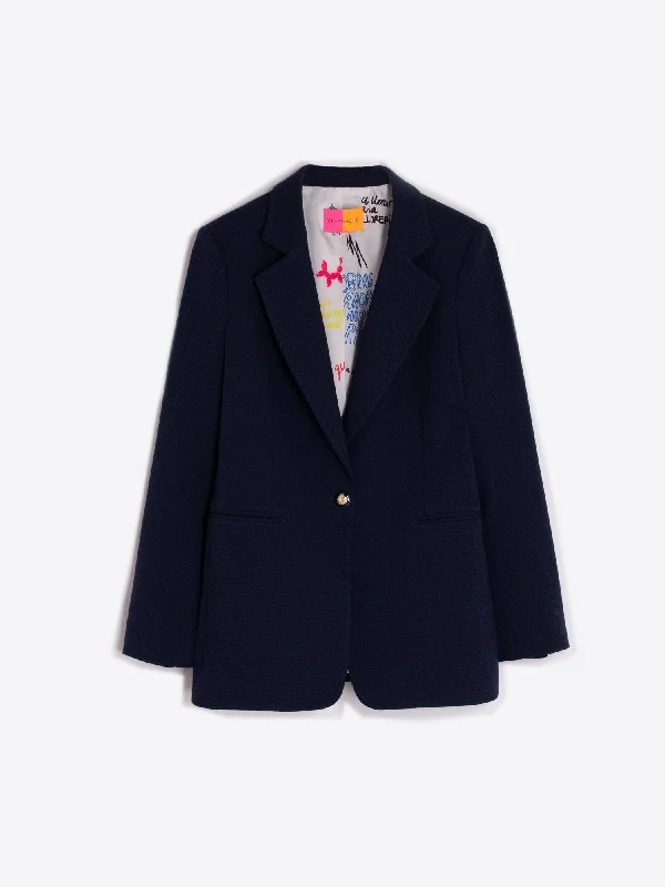 Vilagallo Herringbone Blazer