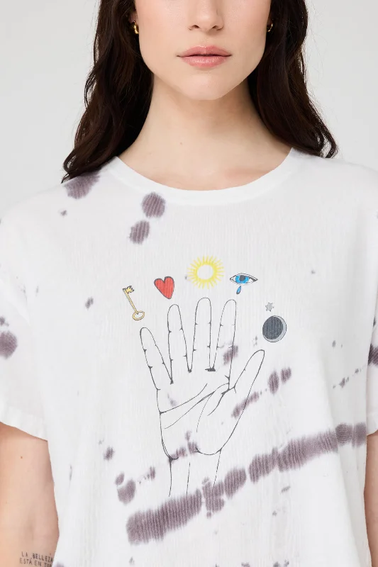 Black Tie-Dye Claudia Tee