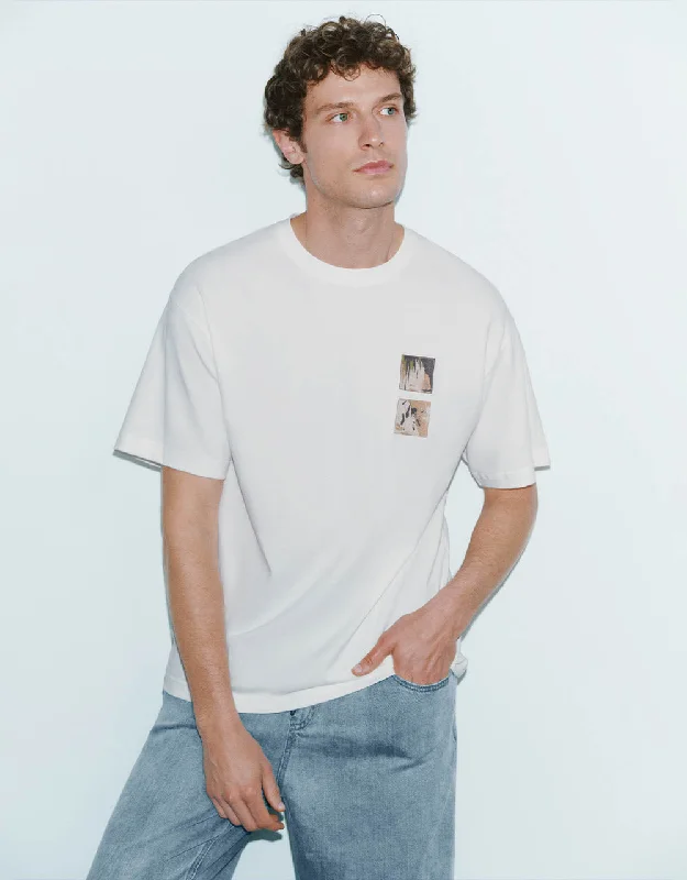 Crew Neck Straight T-Shirt