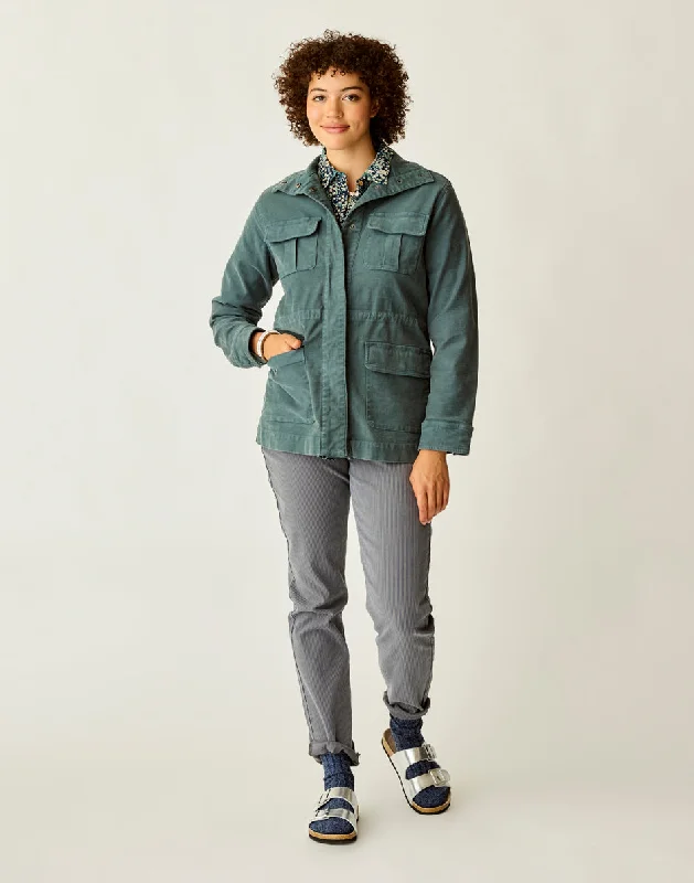 Opal Utility Jacket: Slate