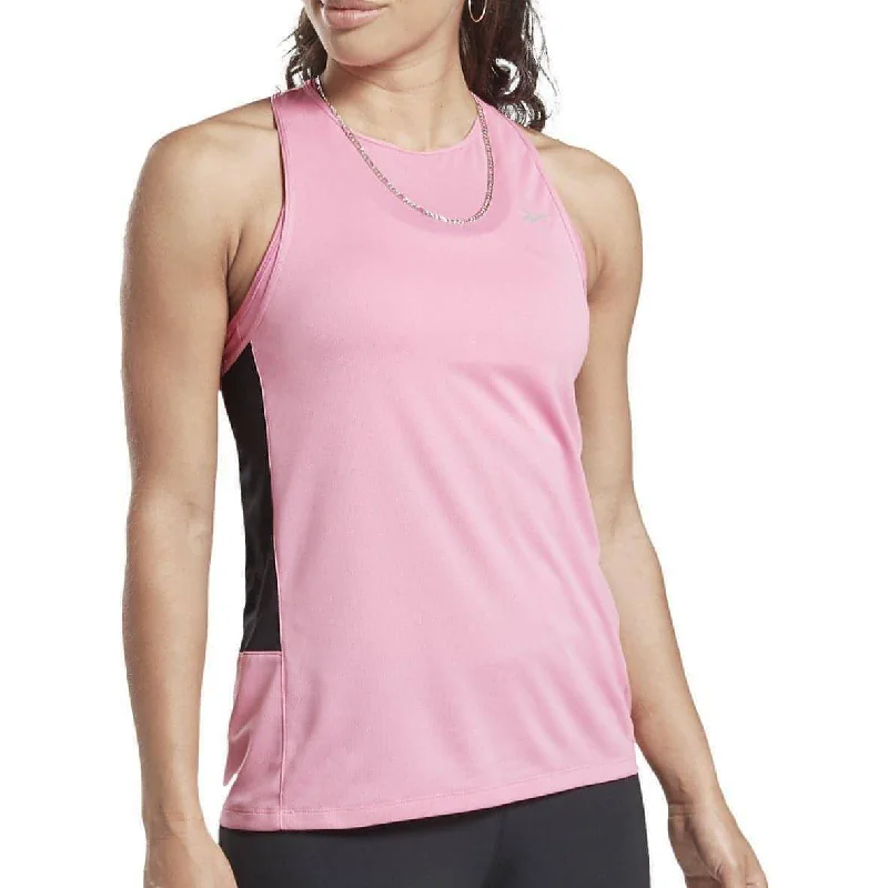 Reebok Essentials Womens Running Vest Tank Top - Pink