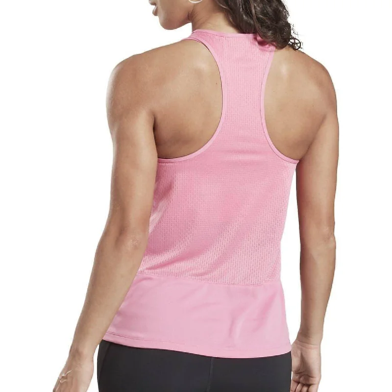 Reebok Essentials Womens Running Vest Tank Top - Pink