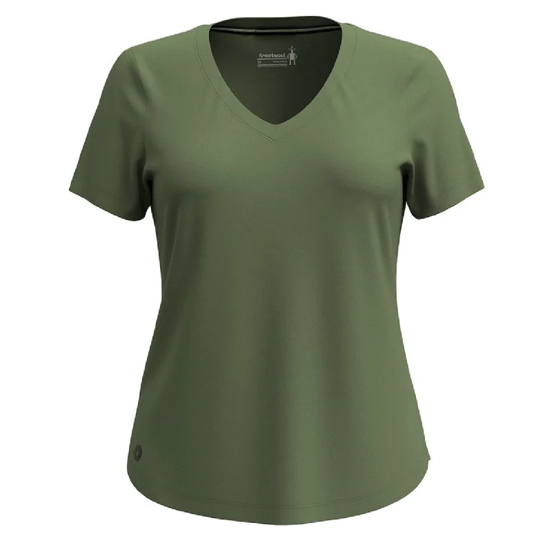 Smartwool W's Active Ultralite V-Neck Short Sleeve