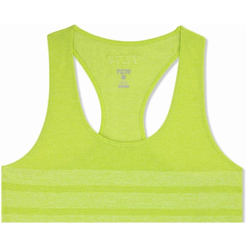 TCA QuickDry SuperKnit Womens Running Vest Tank Top - Green