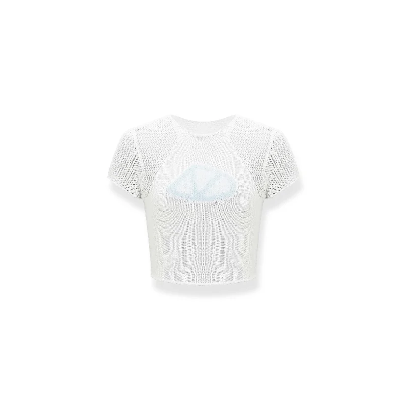 Butterfly Flutter Sleeve Knit Tee