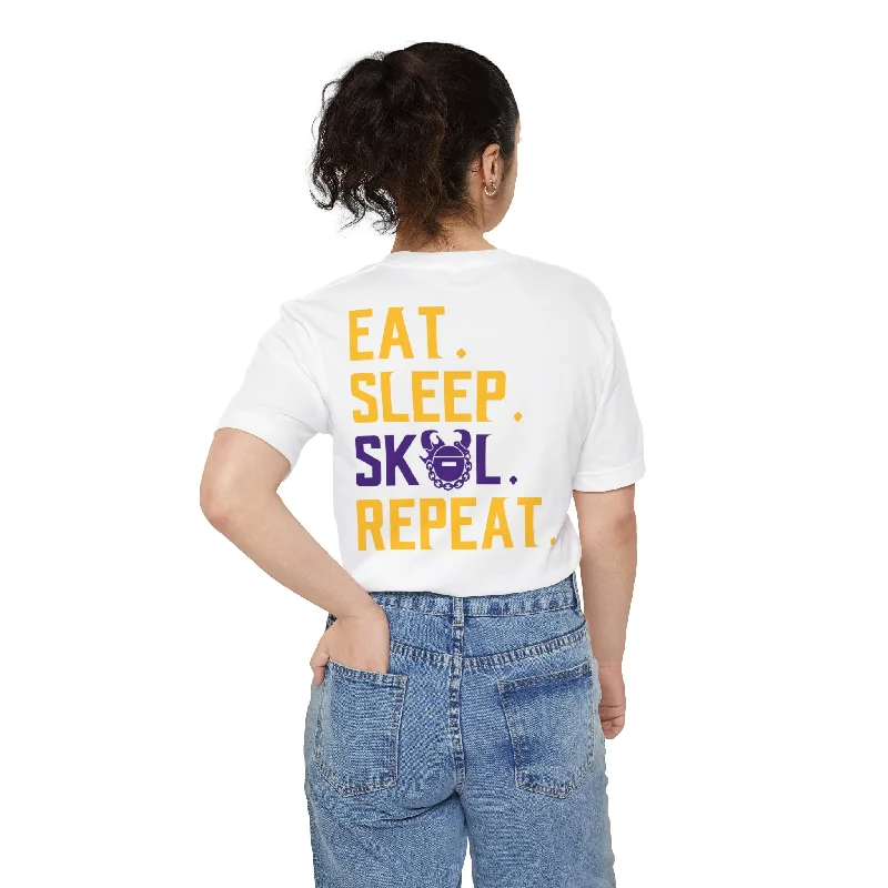 Unisex Pocket Tee - Eat. Sleep. Repeat.