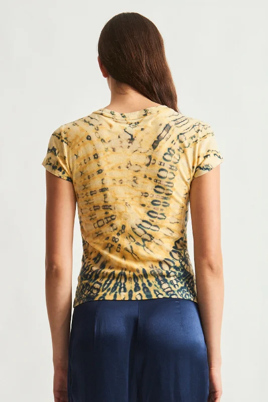 Yellow and Navy Liv Tee