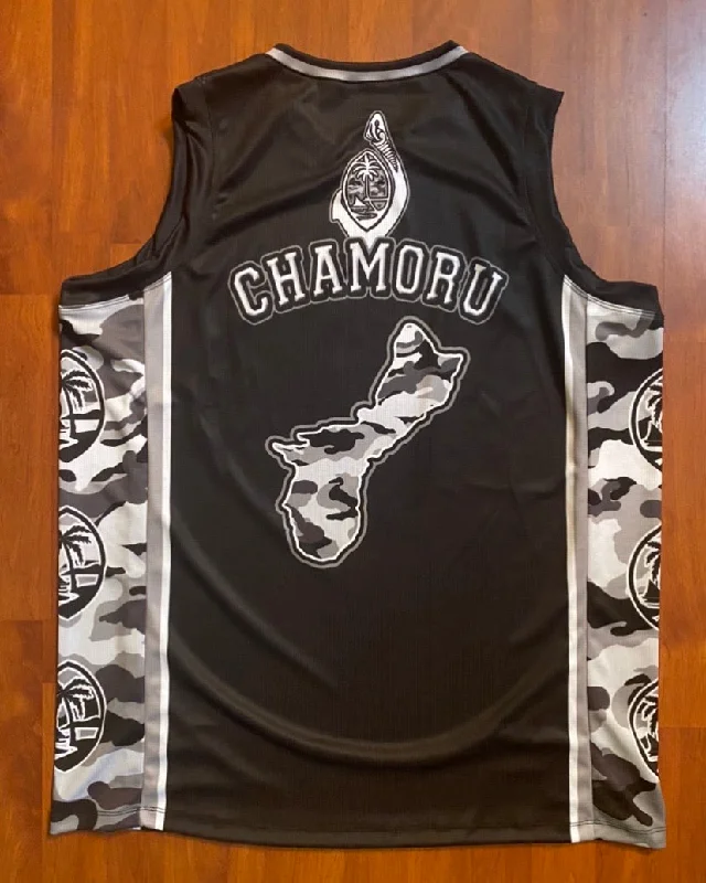 Chamorro Jersey Guam chamoru Hook White Camo Jersey