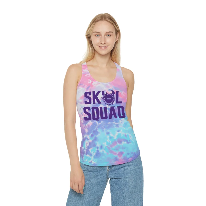 Ladies Tie-Dye Racerback Tank - SQUAD