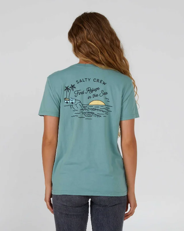 LOOKOUT BOYFRIEND TEE - Sage