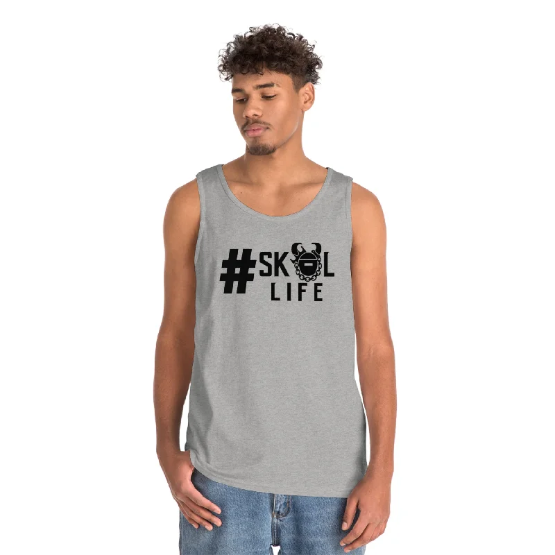 Unisex Heavy Cotton Tank Top - #Life