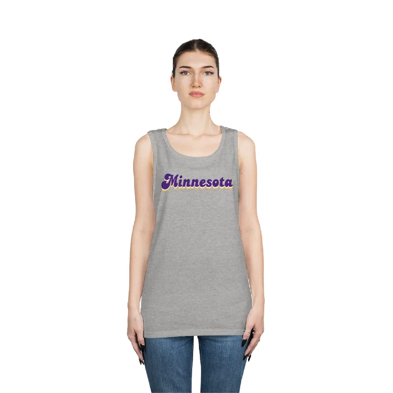 Unisex Heavy Cotton Tank Top - Minnesota (Retro)