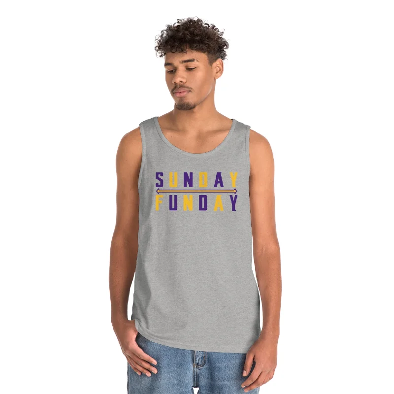 Unisex Heavy Cotton Tank Top - Sunday FUNday