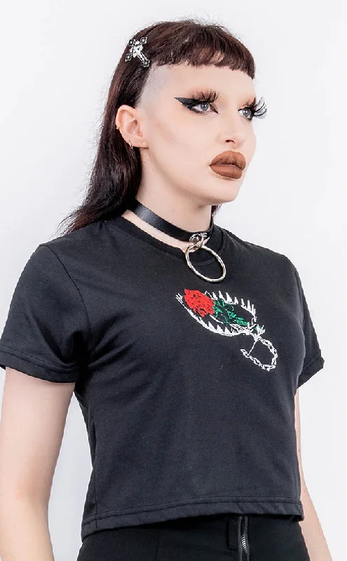 Violent Delights Crop Tee