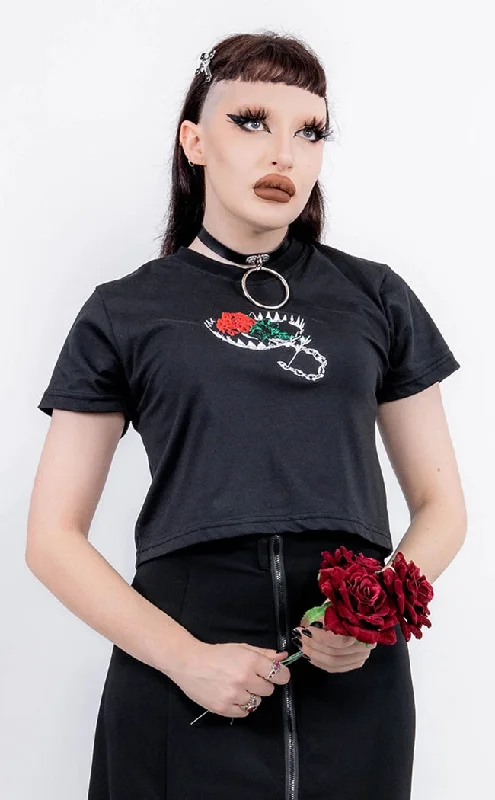 Violent Delights Crop Tee