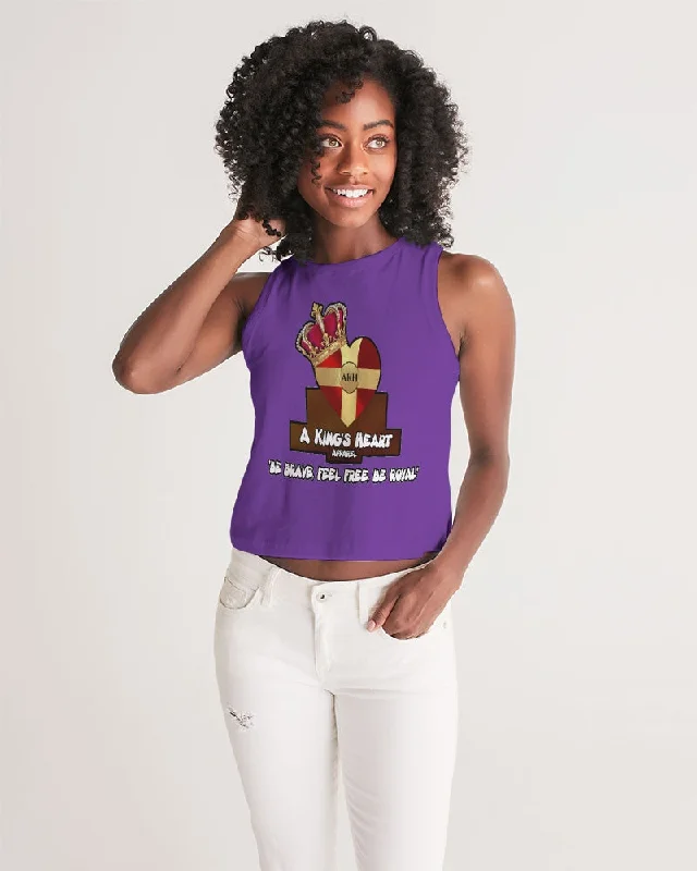 AKH Purple Women's Cropped Tank