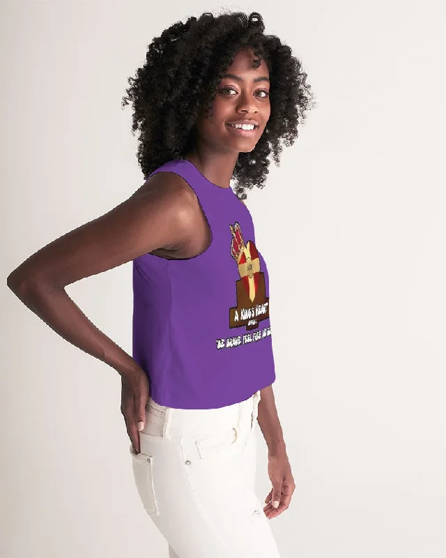 AKH Purple Women's Cropped Tank